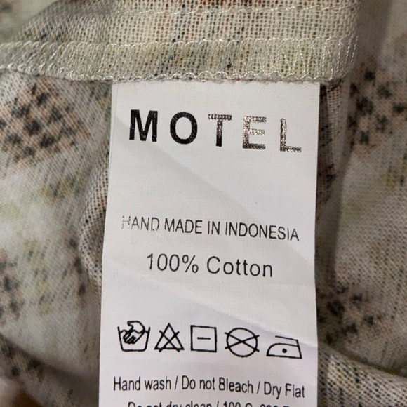 NWT Motel Rocks Eluned Day Dress In Yellow And Brown Check - Picture 6 of 6